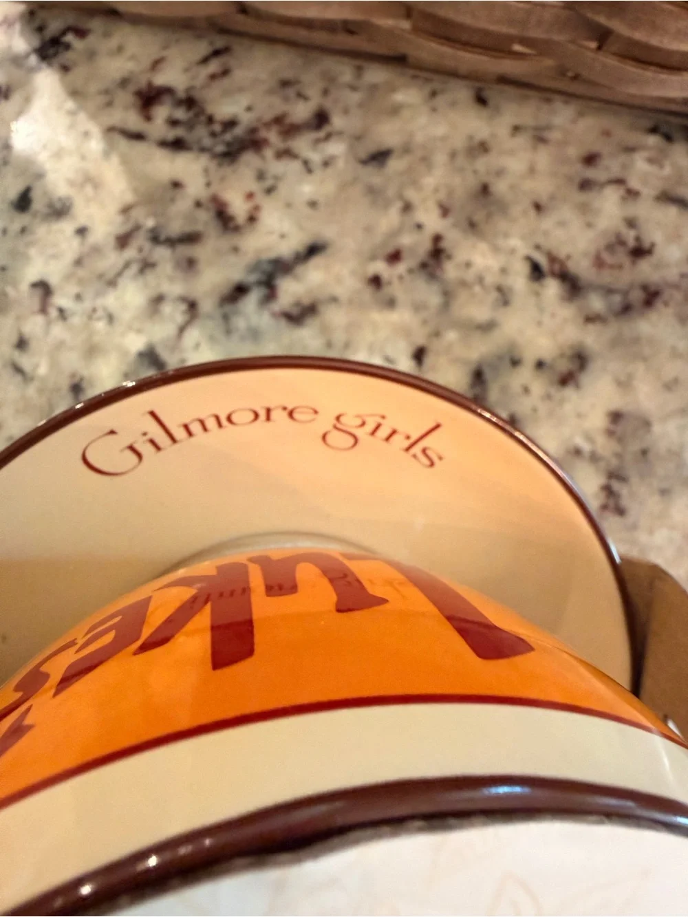Gilmore Girls Ceramic Mug and Saucer Set - Yellow/Orange